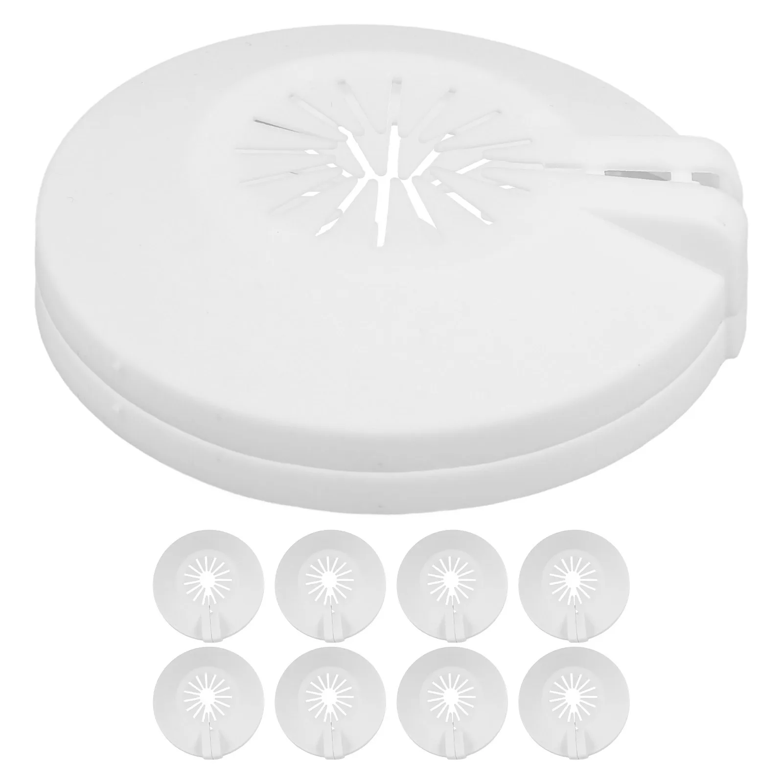 أغطية رأس رشاش الحريق 10 قطعة لوحات شعار حماية شفة جدارية بلاستيكية لتزيين الأنابيب 15 مللي متر 20 مللي متر