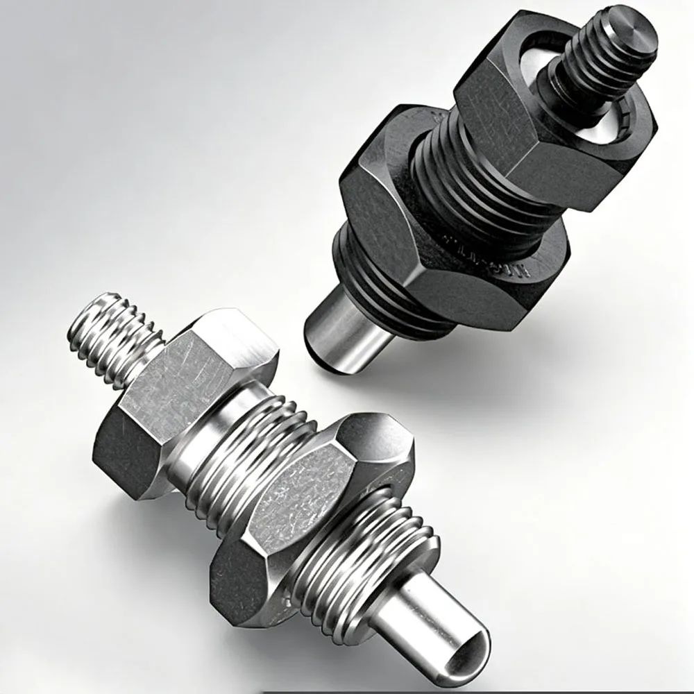 Handle-less Indexing Plunger Fine Thread Spring Plunger No Knob Locating Pin Industrial Positioning Pin For Machine Equipment
