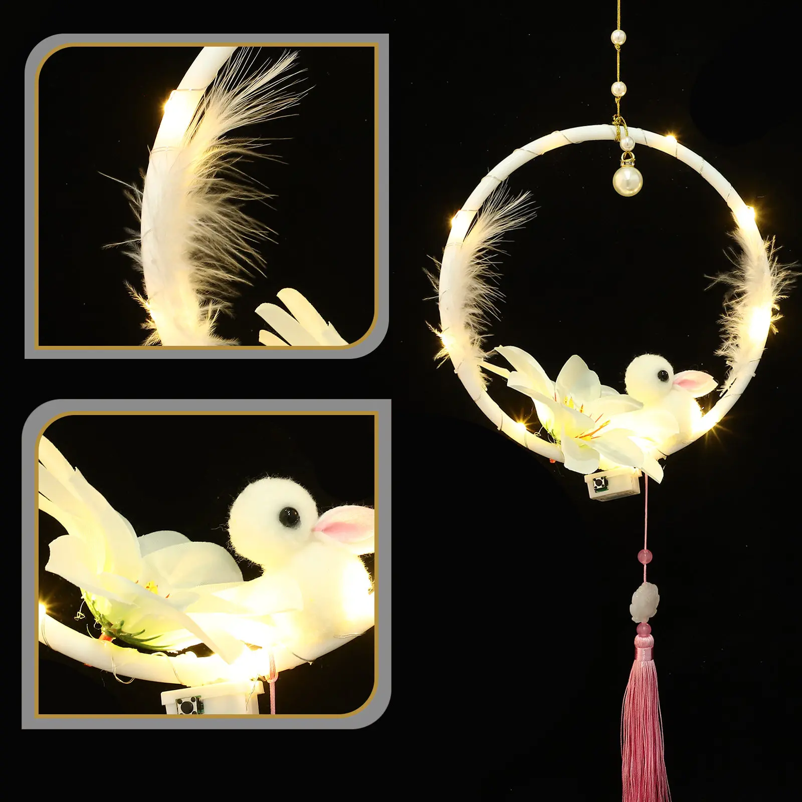 

Набор из 1 портативного фестивального фонаря: элегантный светящийся фонарь в виде цветка пиона для декора дома своими руками, ночник, идея для подарка