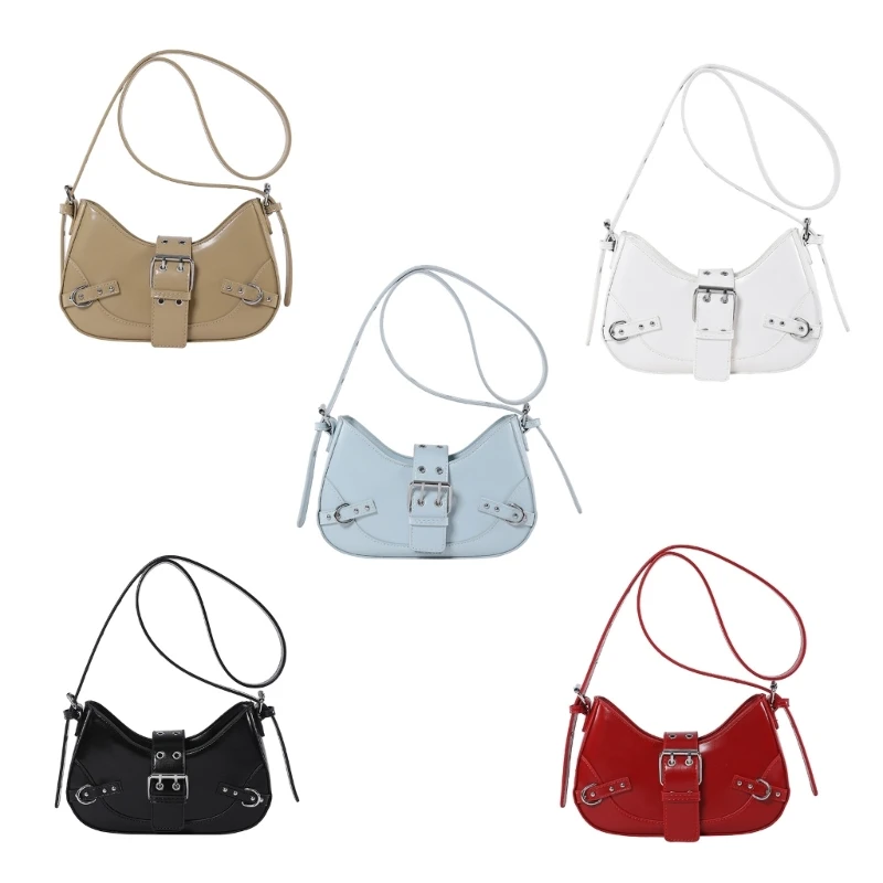 

Fashionable Single Shoulder Bag PU Leather Square Handbag Compact and Functional Crossbody Bag for Women