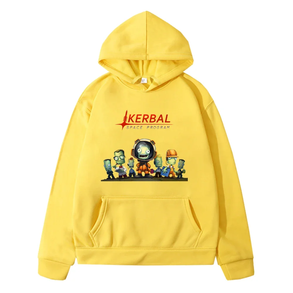 Kerbal Space Program Game Astronaut Hoodie Casual Boys and Girls Cute Sweatshirts Kawaii Cartoon Boys/Girls Hooded Pullovers