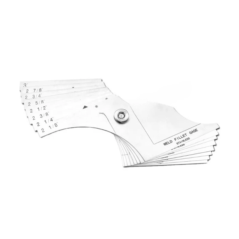 WG-29FG 8-piece stainless steel fillet weld gauge set
