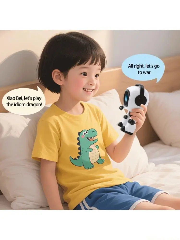 M5TD Child Friendly Interactive Robot Featuring Storytelling Music & Customizable Learning Way for Effective Education Gift