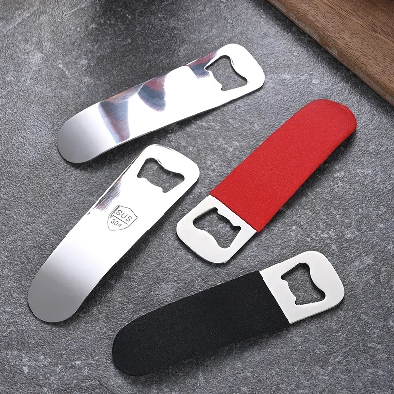 PVC Beer Bottle Opener Fast Stainless Steel Bar Restaurant Customized Promotion Gift Logo Display Giveaway Beer Bottle Opener