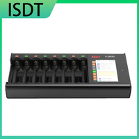 SkyCityFPV ISDT N8 LCD Display Universal Battery Charger 8-Slot Speedy Smart Battery Fast Charger Rechargeable Batteries Li-lon