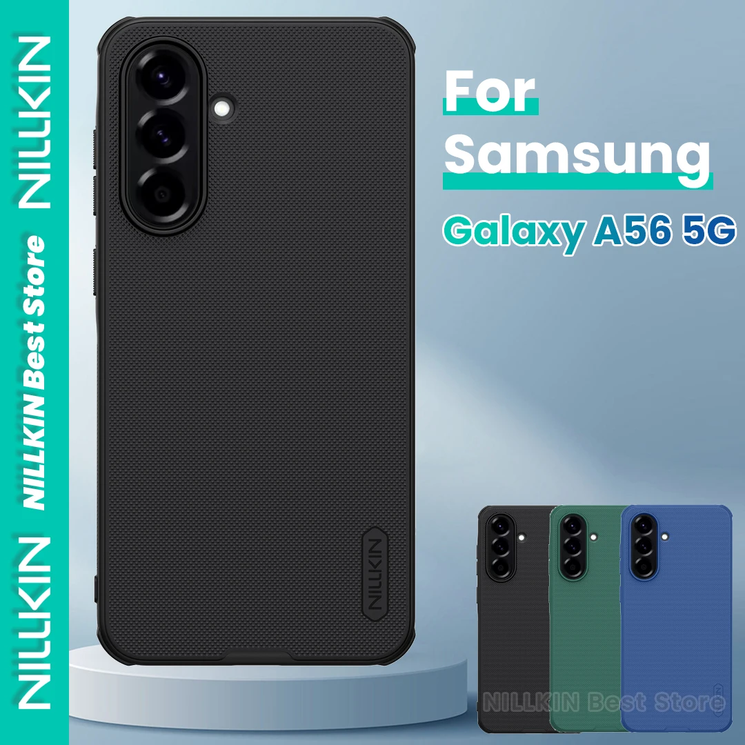 

Чехол Nillkin для Samsung Galaxy A56 5g, чехол из ТПУ с мягкими краями, четырехугольная подушка безопасности, текстурированный противоударный защитный чехол с защитой от падения