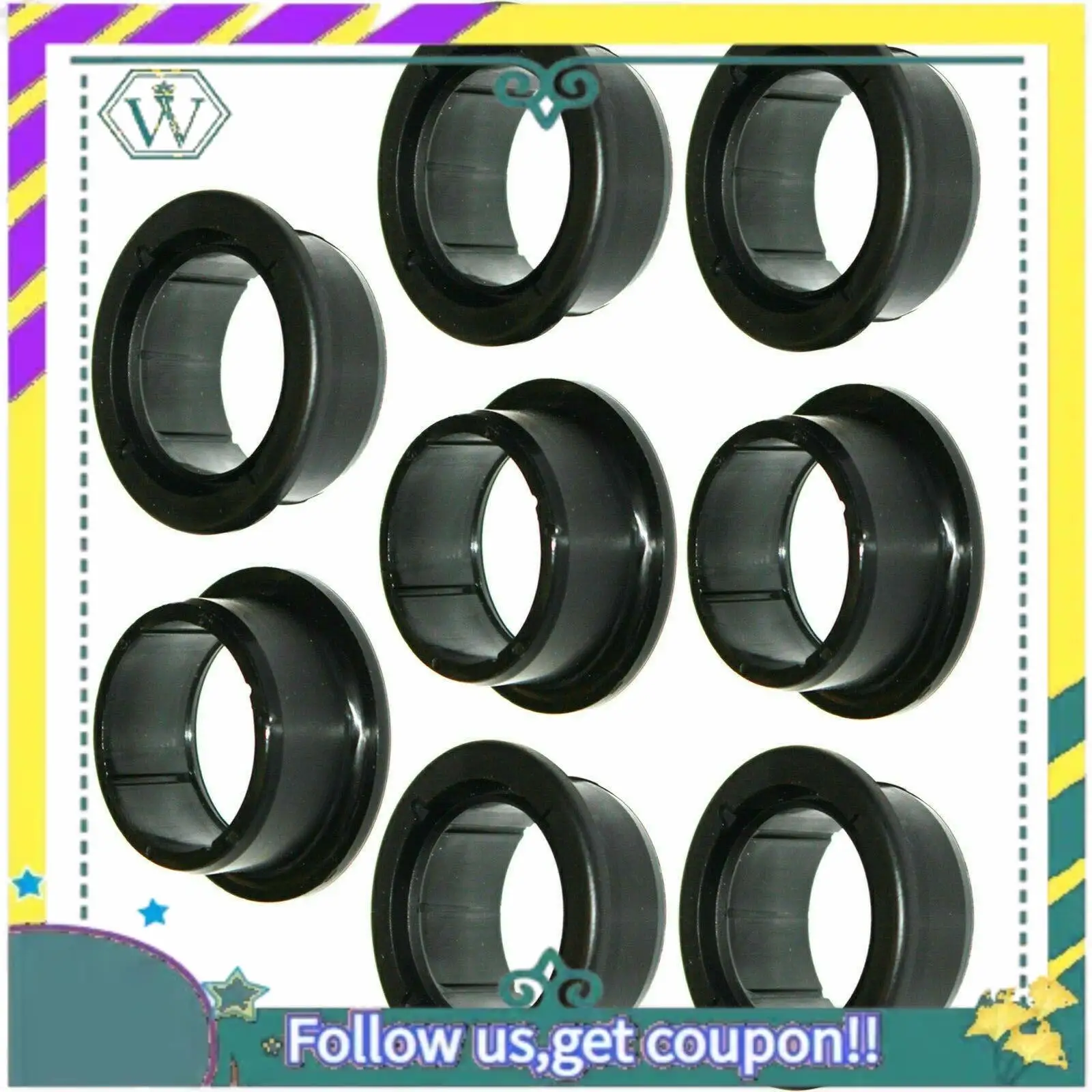 Upgraded Rear Control A-Arm Bushing Kit For Polaris Sportsman 500 5432092 5433065 5434550 5438902