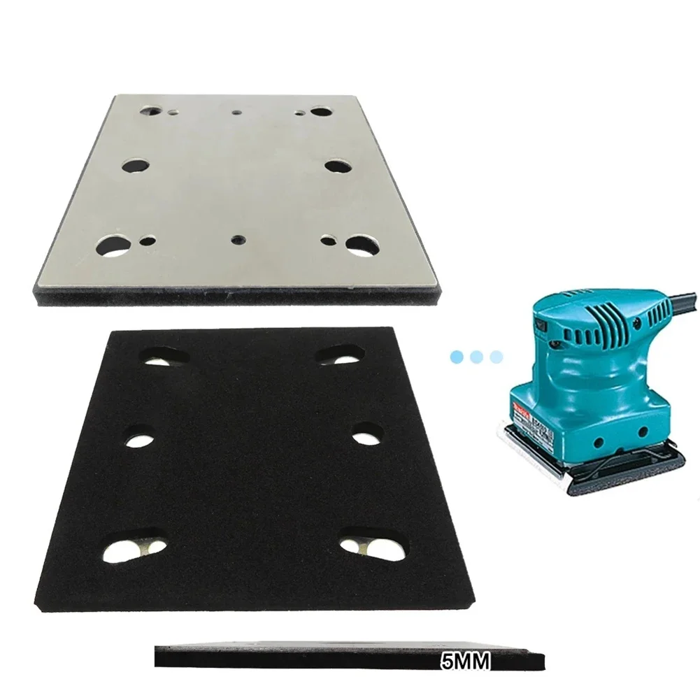 Backing Pad 100*110mm 6 Holes Replacement Square Polishing Disc For 158324-9 BO4556 14000OPM Finishing Sander Pad