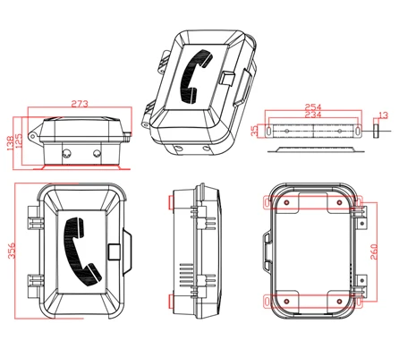 New Original 3G Explosionproof Phone Hotline Outdoor Analog Emergency Telephone Pcb For Offshore