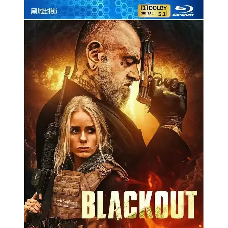 New Ultra HD Blu-ray Movie Black Domain Lockdown Action Crime Thriller Disc