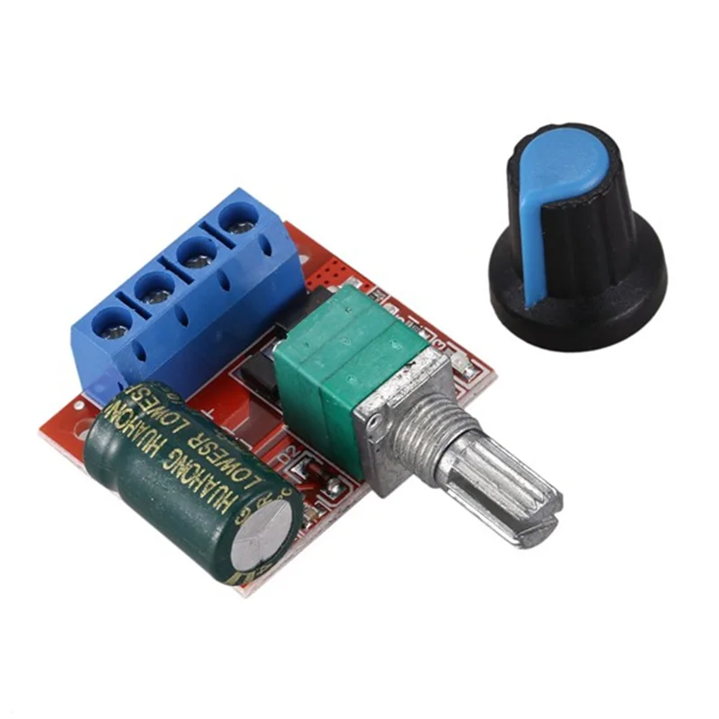 -MEOF PWM DC Motor Governor 5V-35V Speed Switch 5A Switch Function LED Dimmer