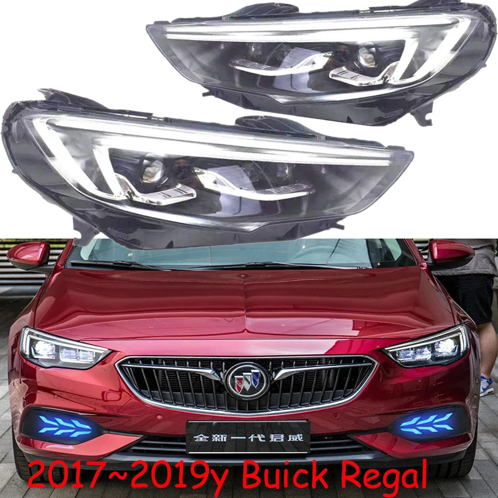 

1pcs car bumper headlamp for opel Insignia Buick Regal headlight 2017~2019 car accessories head lamp for opel Insignia fog light