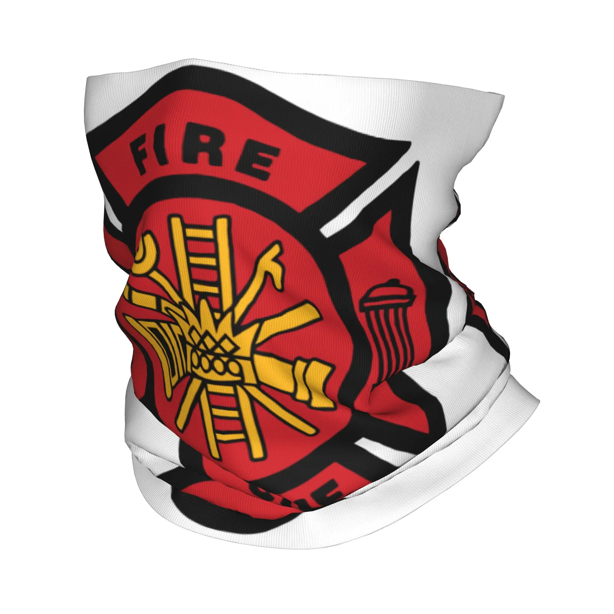 Fire Rescue Firefighter Best Bandana Neck Gaiter Windproof Face Scarf Cover Men Women  Headband Tube Balaclava