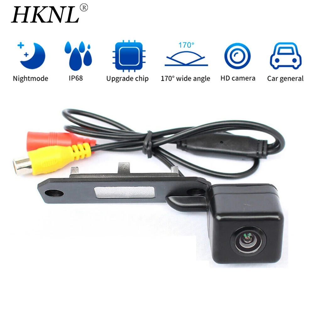 HKNL CCD Car Rear View Camera For VW Caddy Passat B5 3B B6 3C Kombi Variant 2.0 TDI T5 Transporter Touran limuzyna Touareg NTSC