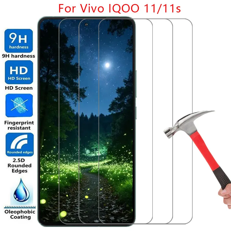 Защитная пленка для экрана Vivo iQOO 11/11S, защитное закаленное стекло для iQOO 11/11S/S11, пленка для телефона 5G