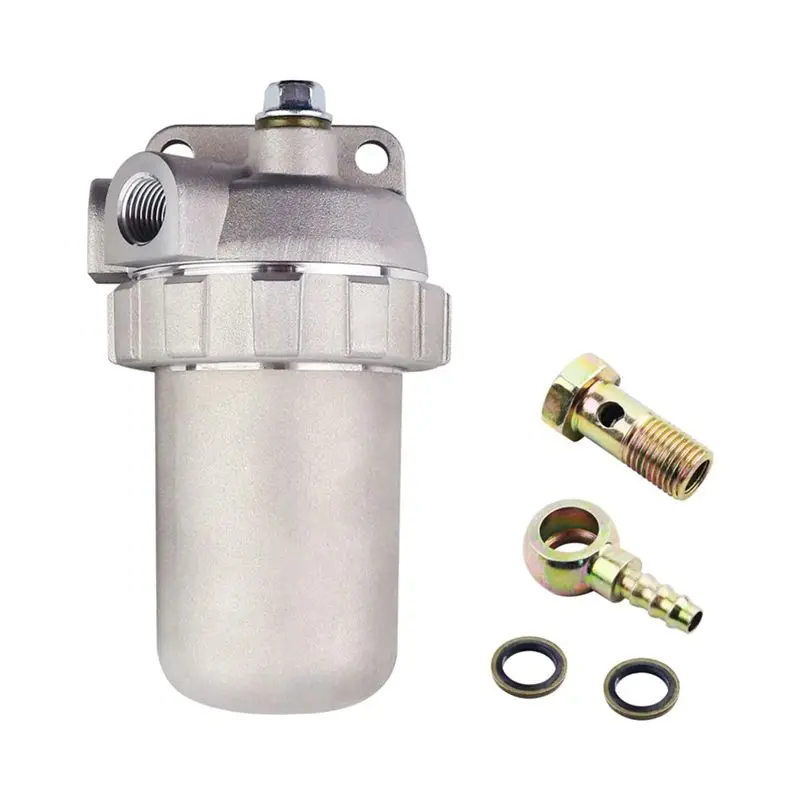 A99F-Fuel Strainer Assy Assembly Fuel Filter 124790-55601 For Yanmar Models 1GM10, 2GM20, 2YM15, 3GM30, Replacement Part 121370-