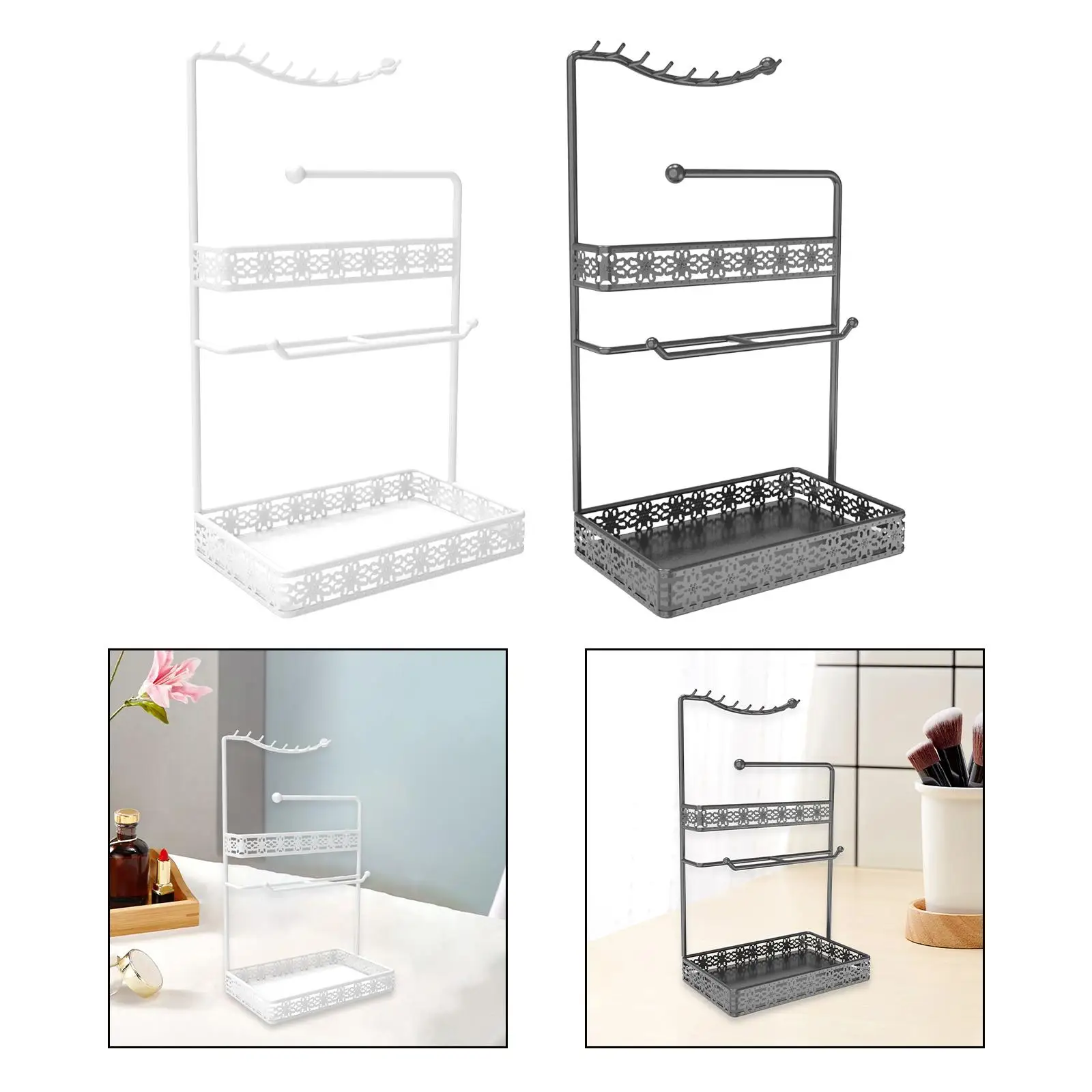 Jóias Display Rack Organizer, Stand para Showcase, Shopping Mall