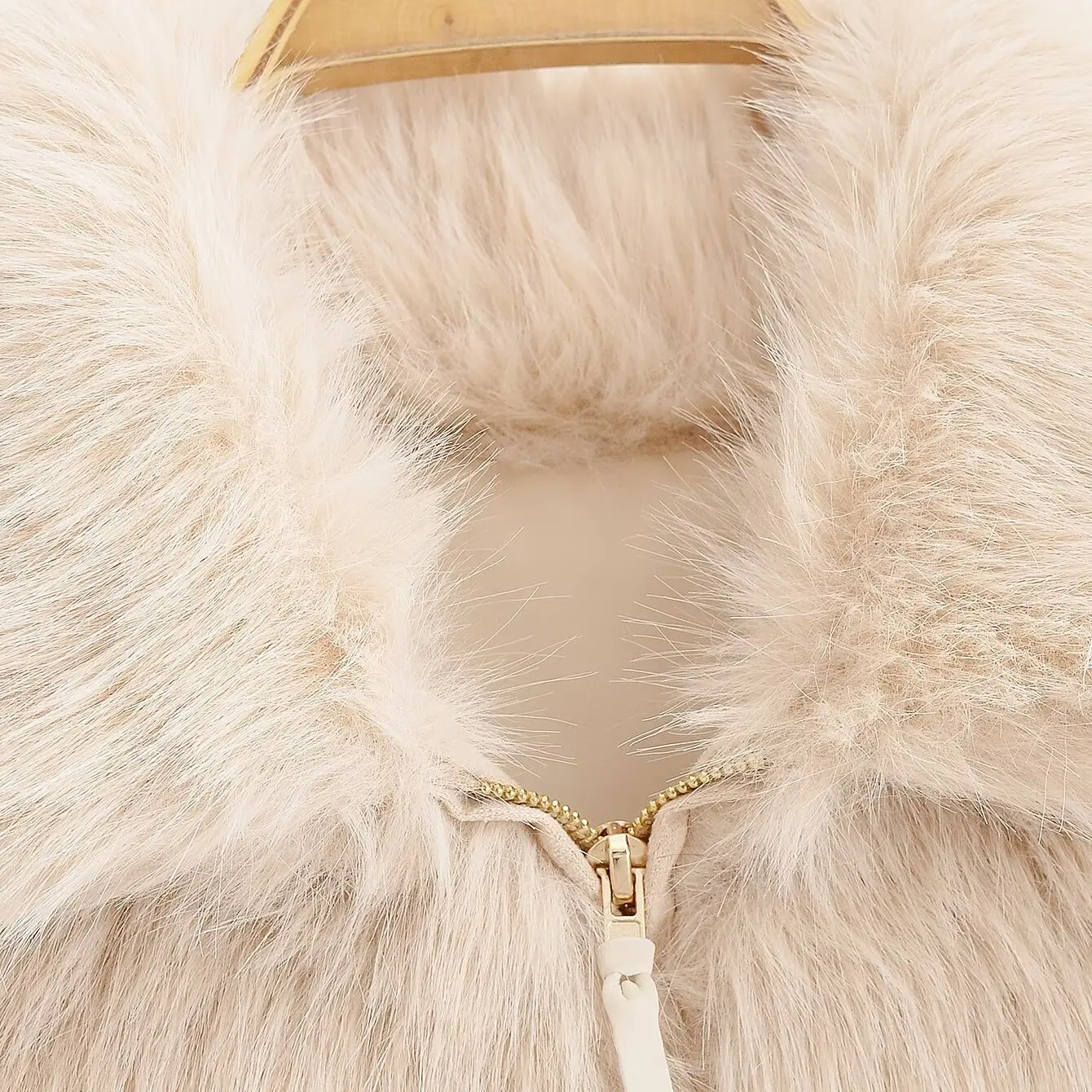 معطف نسائي مبطن من الفرو الصناعي أنيق للخريف جديد Sle بياقة واقفة وسحاب للإغلاق طويل Sve مناسب للسيدات Jaet