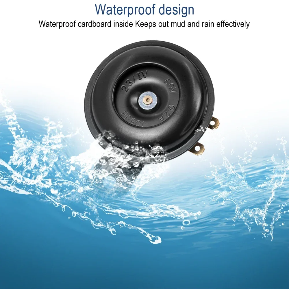 Universal 48V/60V Horn Lautsprecher Horn 0,2A 105db Wasserdichte Hörner Lautsprecher für Kaabo Wolf Warrior King elektrische Roller – Detail 4