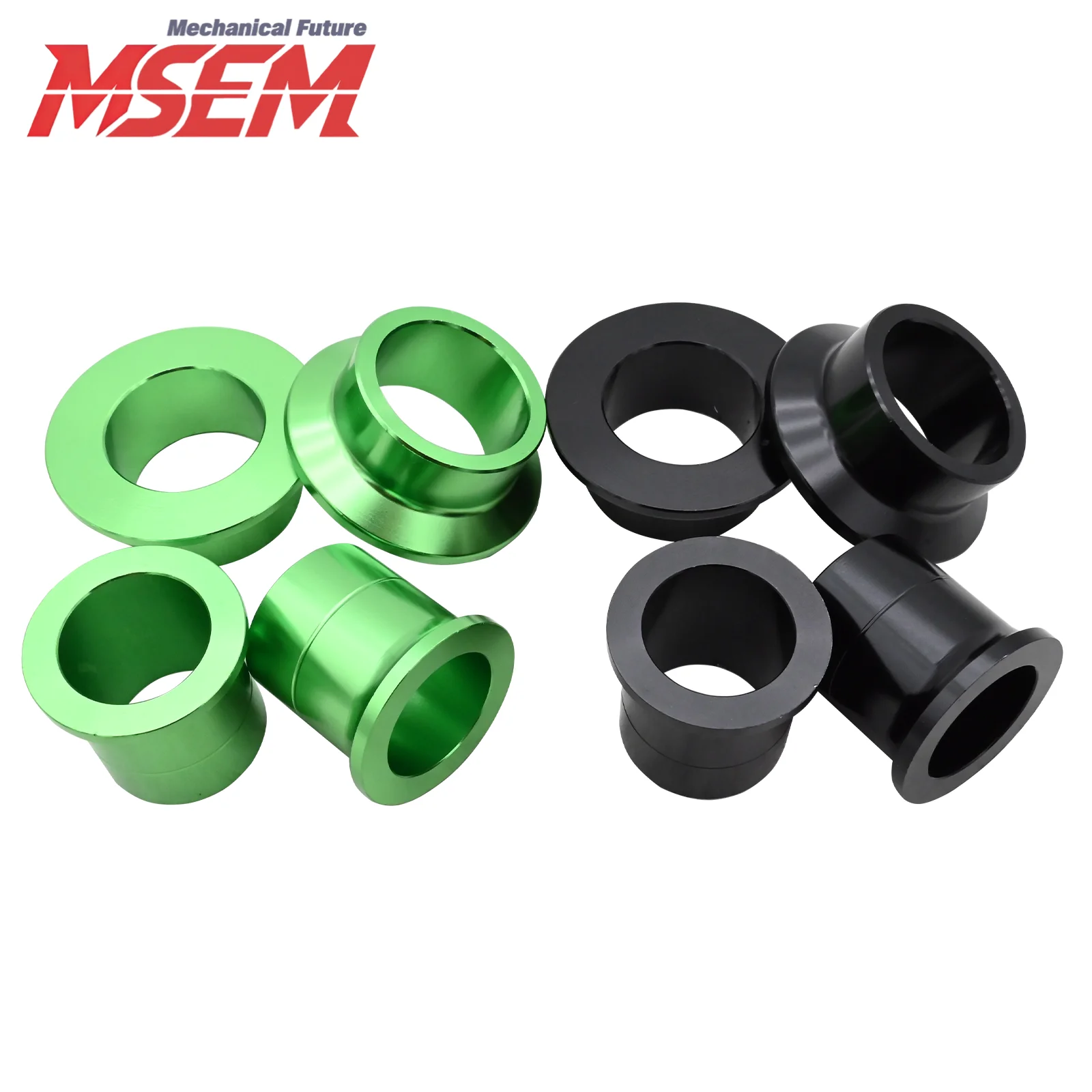 For Kawasaki KLX450R 2008-2019 KX450F KX250F KX250 2006-2020 KX125 2006-2020 Motocycle CNC Aluminum Front Rear Wheel Hub Spacers view 2
