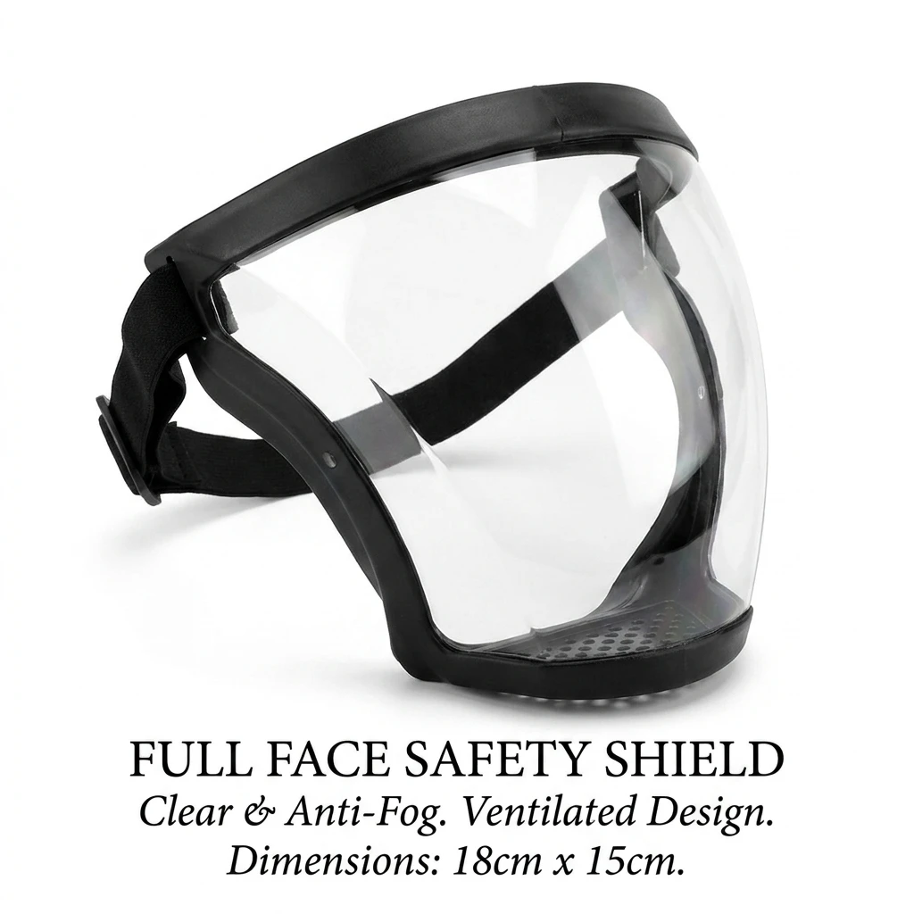 

Anti-Fog Dust Protection Splash Mask Sports Riding Face Mask Work Grinding Weeding Mowing Protective Gear for Outdoor Activities