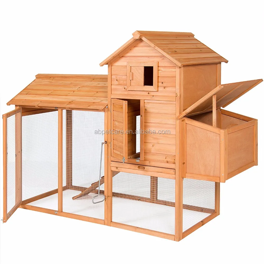 

Hot Popular Wooden Chicken Coop & Hen House with Outdoor Run