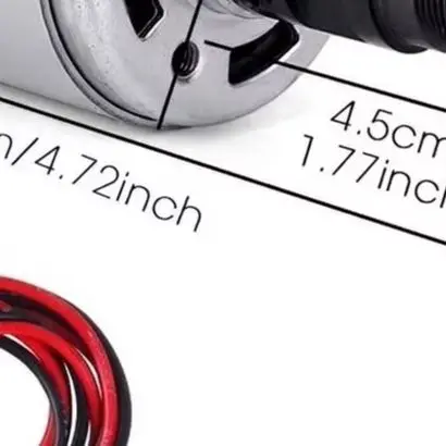775 Brushed DC Motor 12-24V 80W for CNC3018 Desktop Engraving Machines with 20000 RPM and Carbon Brush Commutation