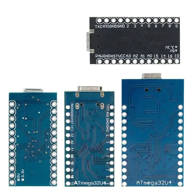 MICRO/MINI/TYPE-C USB ATMEGA32U4 Module 5V 16MHz Board For Arduino ATMEGA32U4-AU/MU Controller Pro-Micro Replace Pro Mini