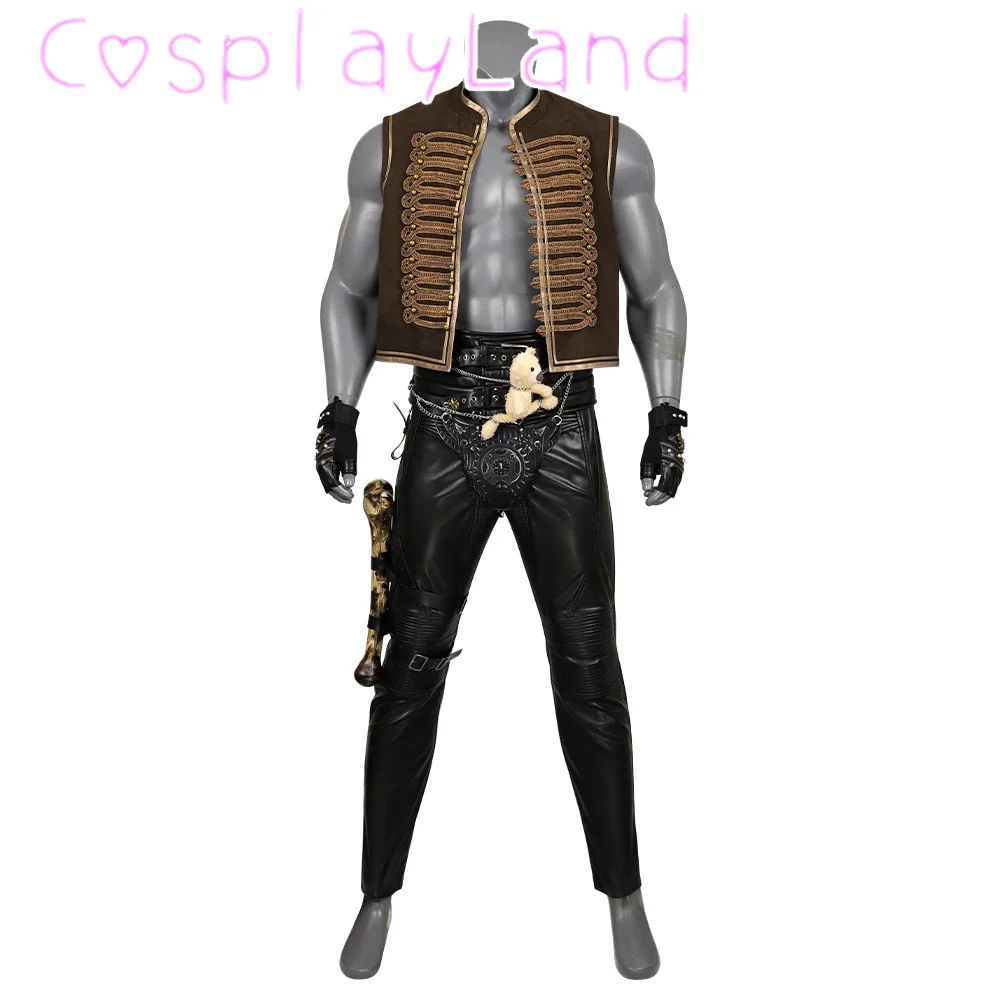 Furiosa Cosplay Mad Max Cosplay Costume Chris Vest Pants with Accessories Outfit Full Set and Individual Items are Sold