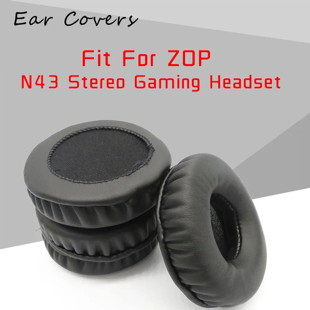 Bantalan Telinga untuk ZOP N43 Headset Gaming Stereo Headphone Bantalan Telinga Headset Pengganti Bantalan Telinga Kulit PU Busa Spons