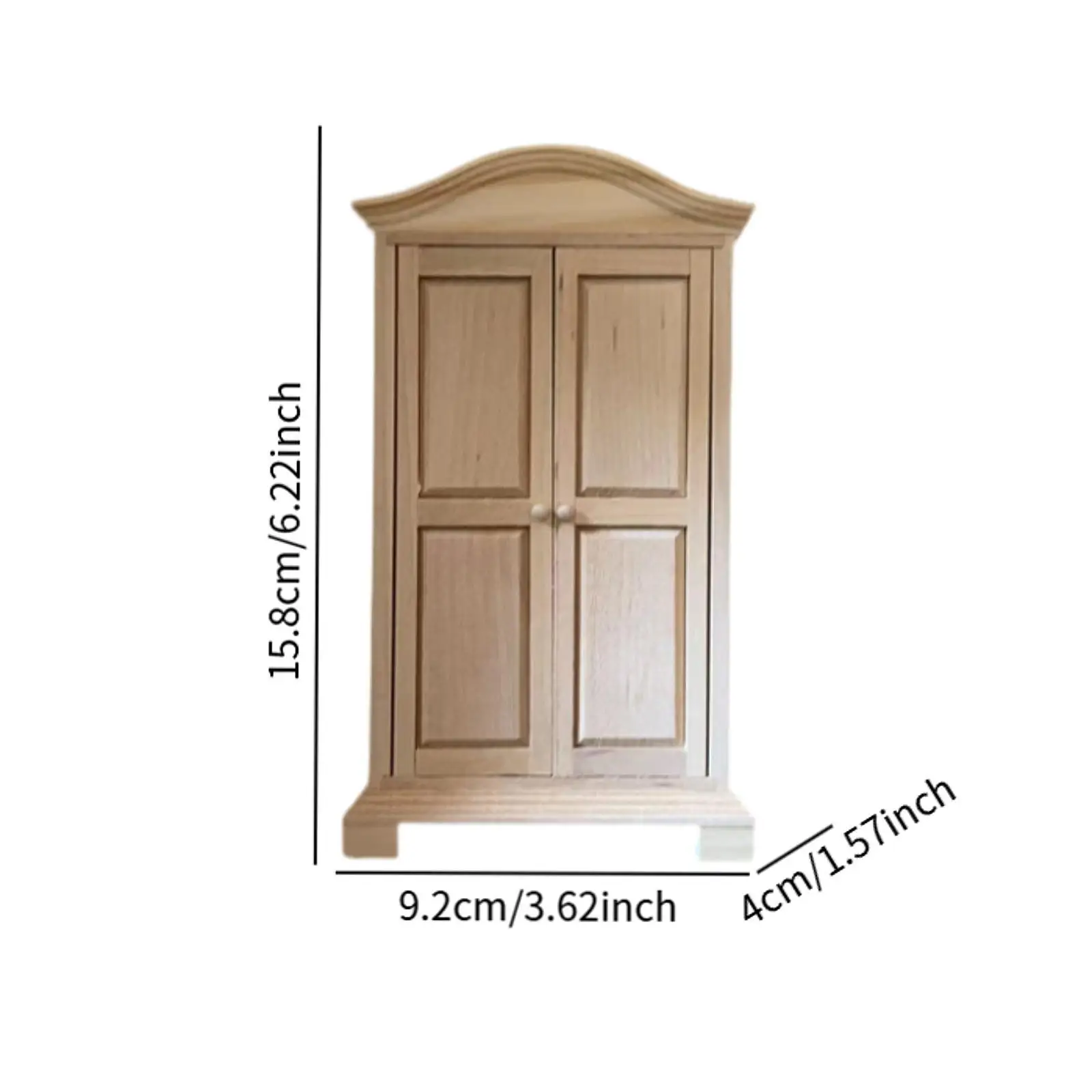 خزانة صغيرة مع درج 1/12 لدعائم التصوير الفوتوغرافي لغرفة المعيشة في بيوت الدمى #6