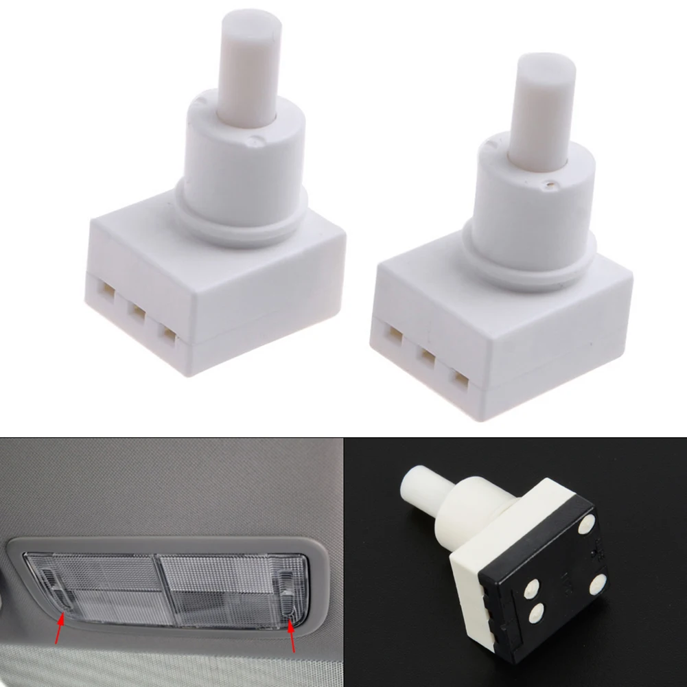 2pcs For HONDA Car Roof Interior Dome Light Lamp Switch #34404-SDA-A11 For Acura For HONDA Car Lamp Switch Button