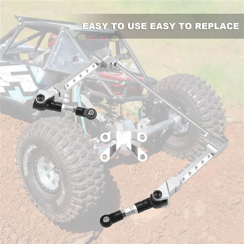 Barra estabilizadora de haste anti-inclinação de metal x18a para axial rr10 90048 90053 yeti 90025 90026 90050 wraith 90018 1/10 rc crawler carro