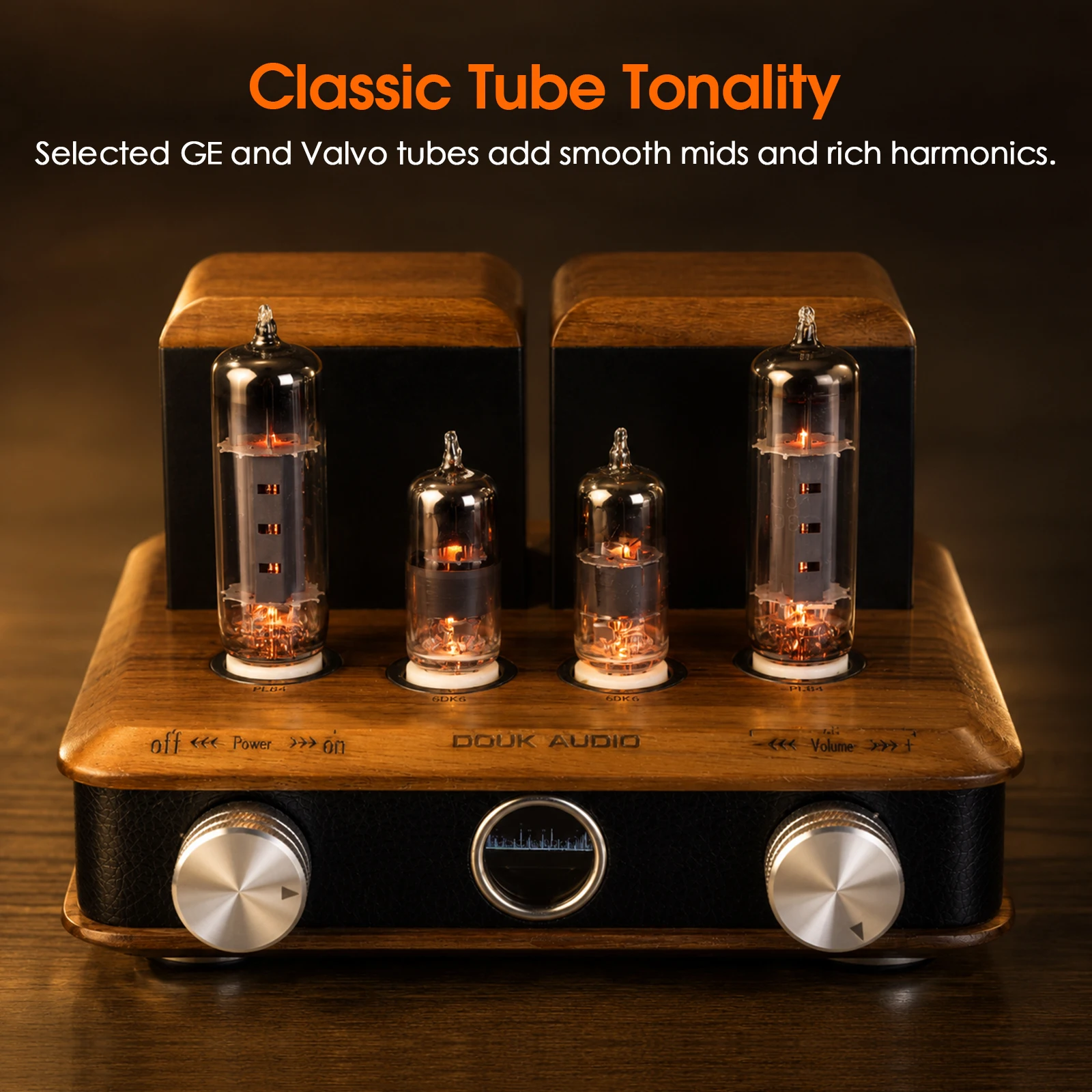 Douk Audio Single-Ended Class A Tube Amplifier HiFi Stereo Desktop Power Amp Audiophile Valve Audio Amplifier for Home Speaker view 5