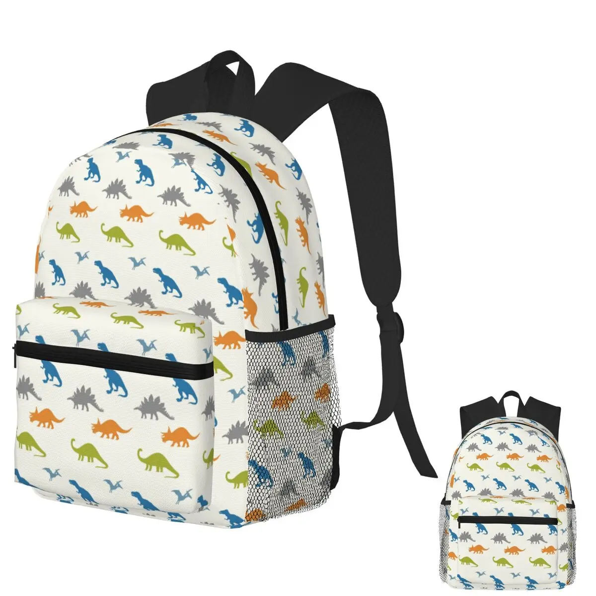 

Primary Dinosaurs Student Backpack School Bag Hiking Travel Daypack for Boys Girls Fashion Bookbag Shoulder Bags