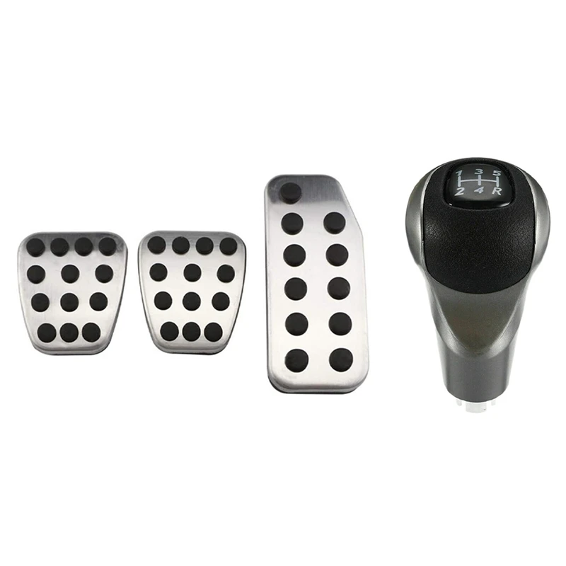 

Pedals Gas Brake Clutch Pad Plate Cover With 5 Speed Gear Shift Knob Ball Stick,For Honda Civic 06-11,CITY 13-20