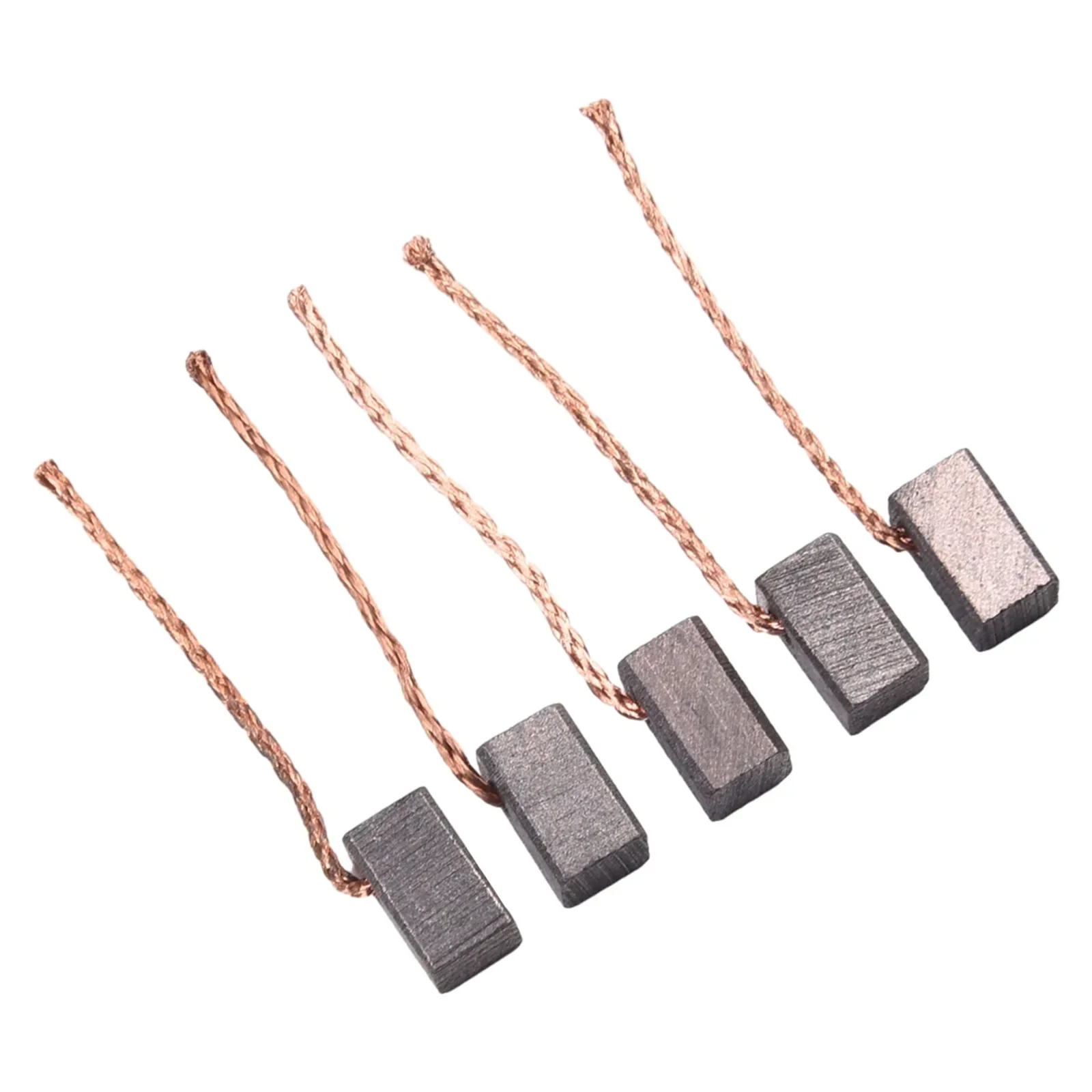 2/10pc Carbon Brush 6x6x10mm For Blower Motor, Fan Motor, Windshield Wiper Motor Rugged Easy To Use High Quality