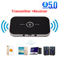 Bluetooth 5.0 Audio Transmitter Receiver RCA 3.5mm AUX Jack USB Dongle Stereo Music Wireless Adapter For Car PC TV
