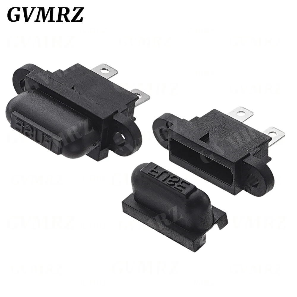 5PCS Waterproof Auto Standard Middle Fuse Holder + 1-50A Car Boat Truck ATC ATO Blade Fuse 3A 5A 10A 15A 20A 25A 30A 35A 40A 50A image 2