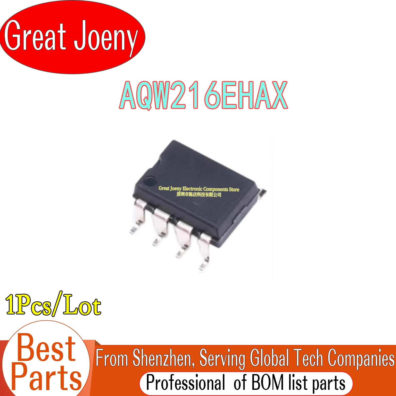 

100% New Original AQW216EHAX AQW216EH IC Chipset SMD-8P