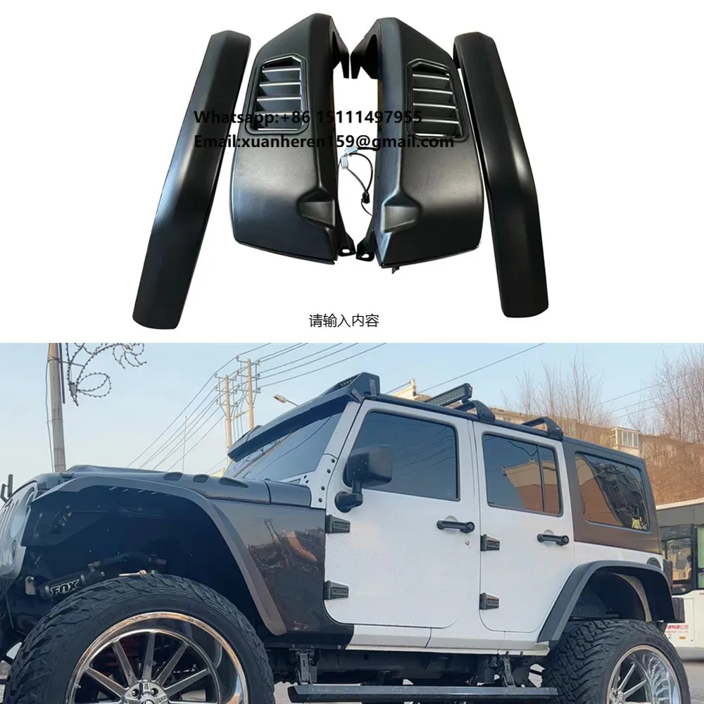 Aluminum Alloy Fender Flares Front & Rear Kit for Jeep for Wrangler JK JL Gladiator JT 2017+ JL1286