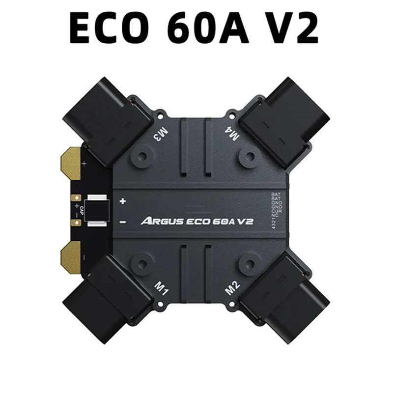 

A19E-Argus ECO 60A ESC Quick Dismantle With Plug + CNC 6S For FPV Freestyle Drones DIY Parts