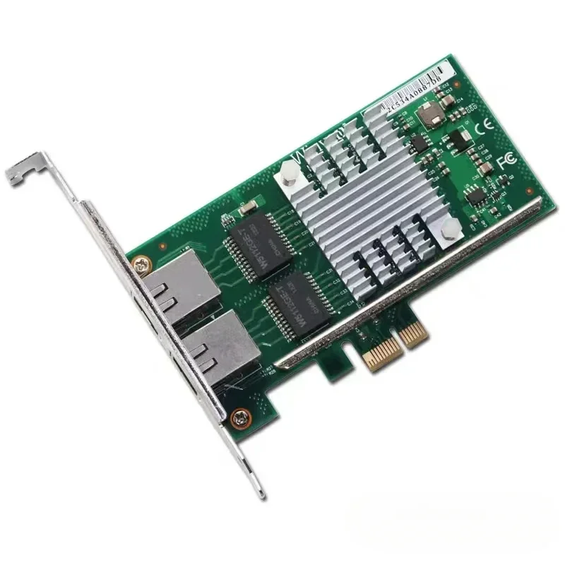 For Winyao WYI350T PCIe Dual Port RJ45 Gigabit Network Card Intel i350T2 Soft Route 1000M