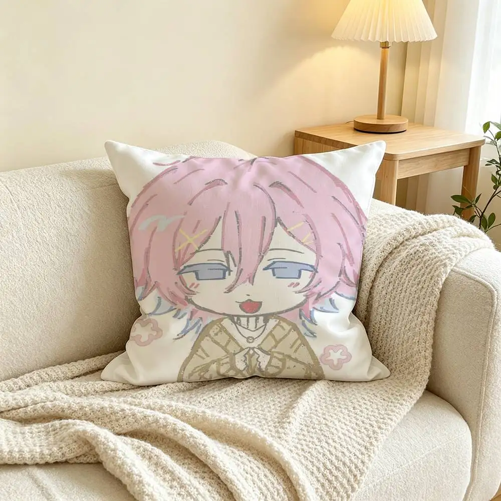 14DWY 14 Days With You Ren  Square Double-Sided printed Pillow Case Bedroom Bedside Pillow Sofa Cushion Cover