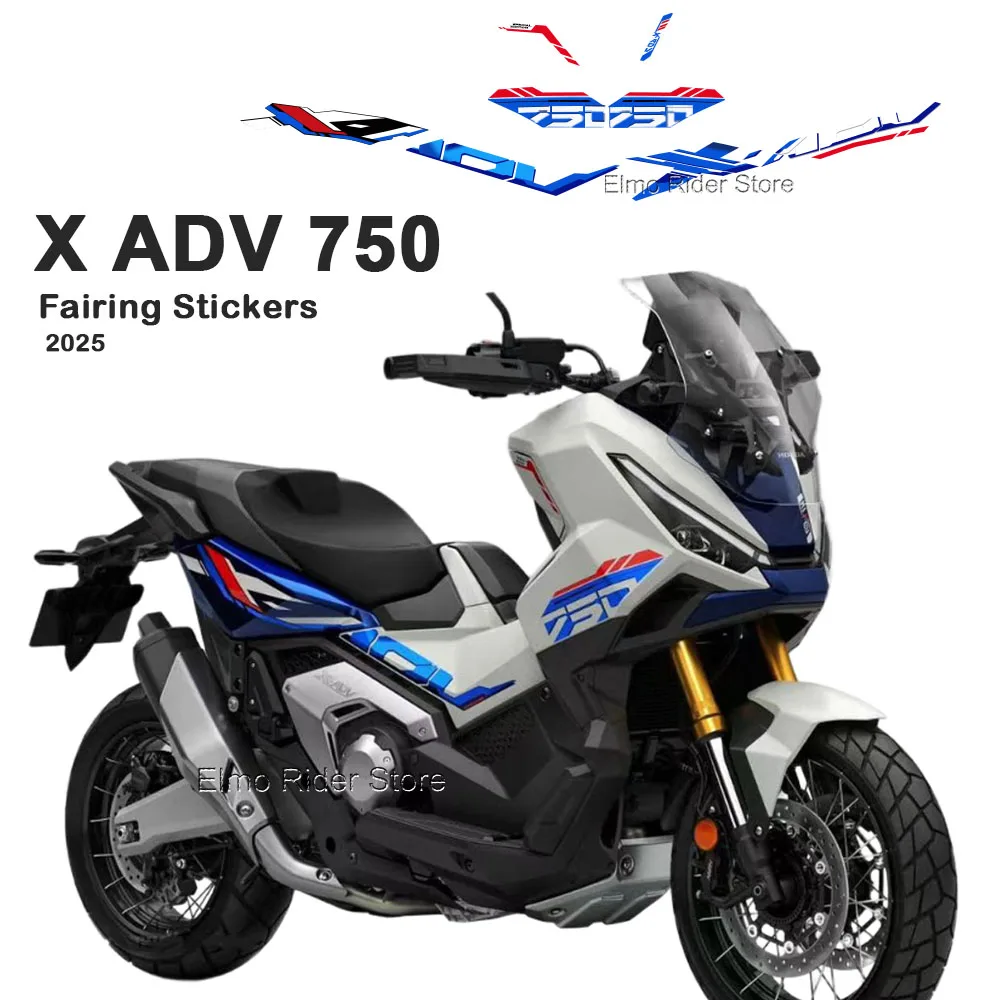 

For Honda X-ADV 750 X ADV XADV750 2025 Modification Accessories Motorcycle Fairing Sticker Decal Anti-Scratch PVC Sticker