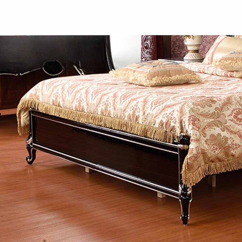European neoclassical, French double bed, master bedroom furniture