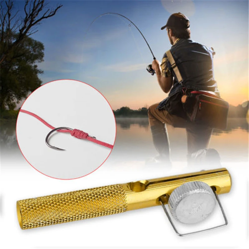 Portable Fishing Line String Knobs Angelhaken Hook Equipment Manually Tool Outdoors Fishing Accessories