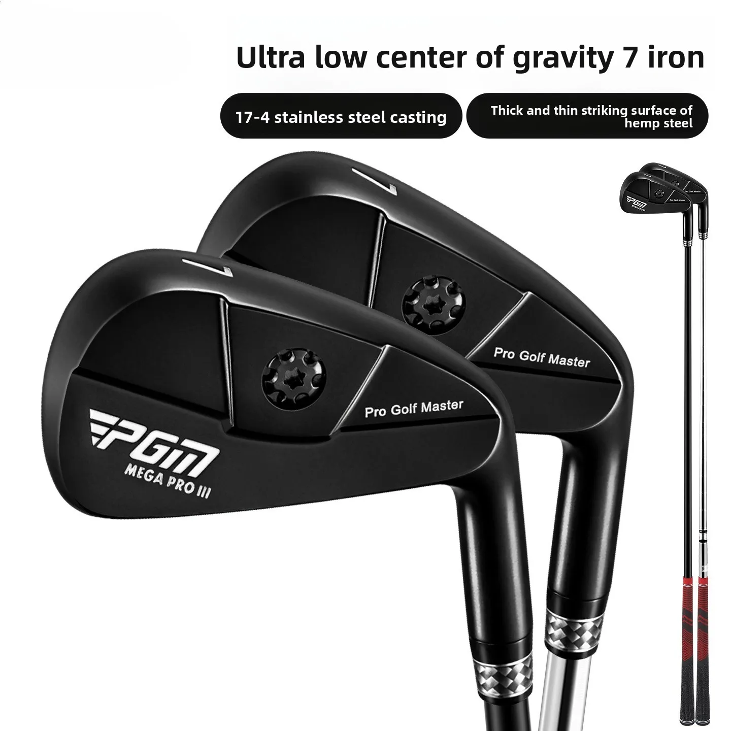 Golf Pro Club, Men's 7 Iron 7 Iron Golf Single Hollow Body Structure Competition Club