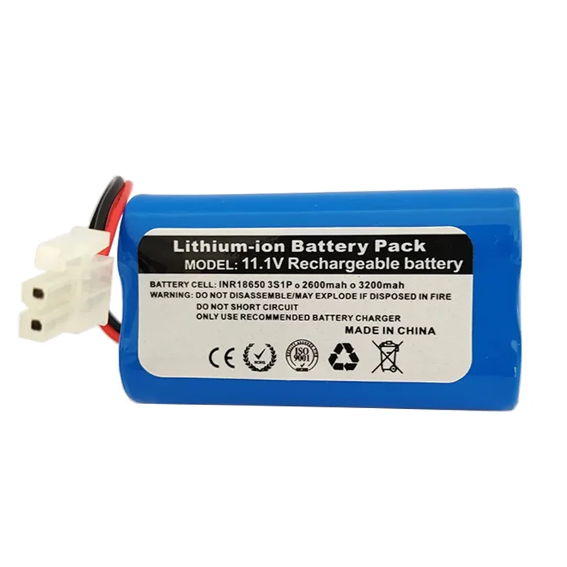 Bateria de lítio recarregável samsung 33g, 11.1v 10.8v 3200mah 3s1p para robô aspirador de pó total tovcrr30201, célula de substituição