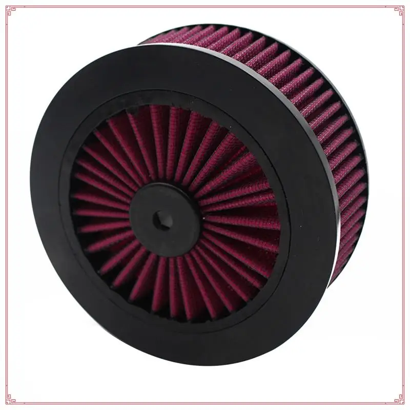 

0206-0091 Motorcycle Air Cleaner Intake Filter For Design Venturi Motorcycle Parts Red